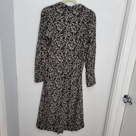 Madewell Ruched Midi Shirtdress Size 4 NWT - Picture 6 of 10